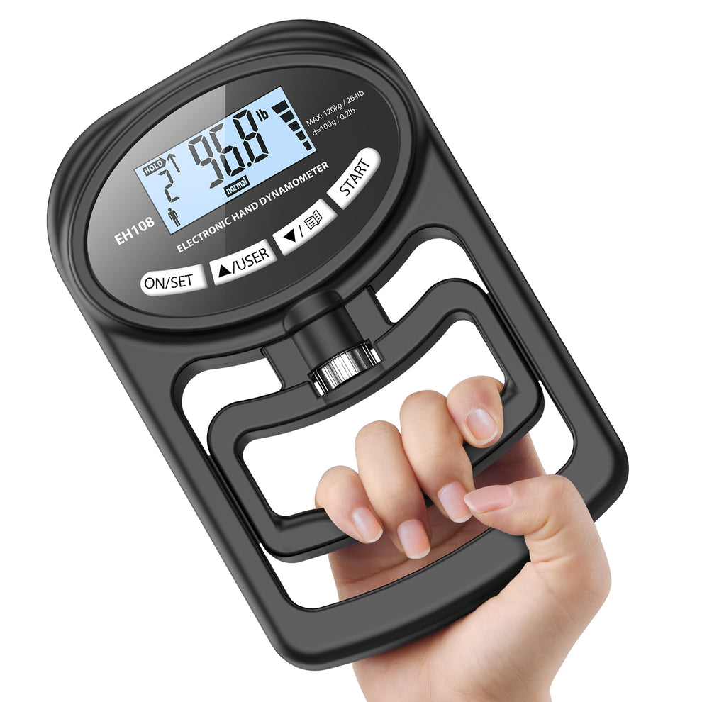 Hand Dynamometer Grip Strength Trainer - Electronic Hand Grip Strength ...